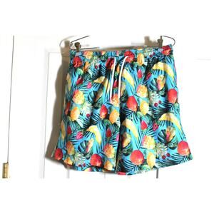 Trunks Surf & Swim Fruit Print Swim Trunks sz L